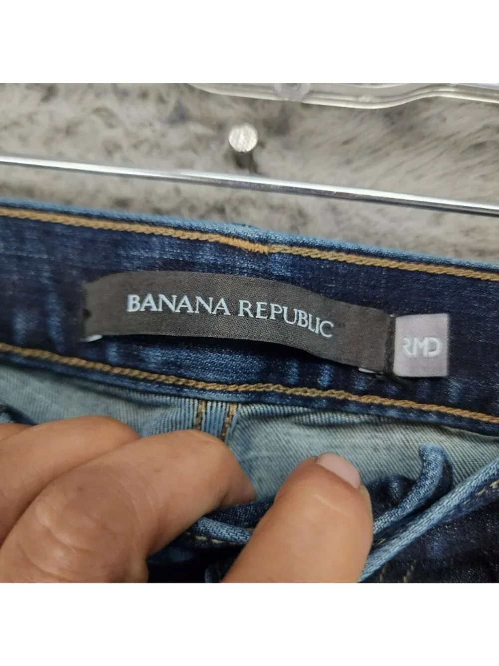 Banana Republic Jeans Mens 31x30 Blue Stretch Denim Skinny *Read*